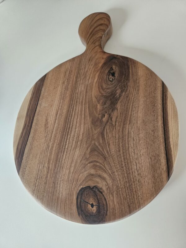 Okrogla deska oreh 30 cm - Image 2